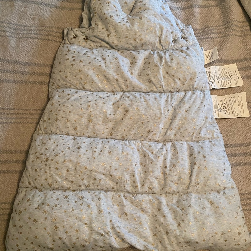 Cozy Starry light blue sleep sack